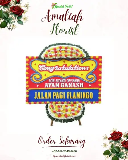 Sewa Papan Bunga Kepala Madan